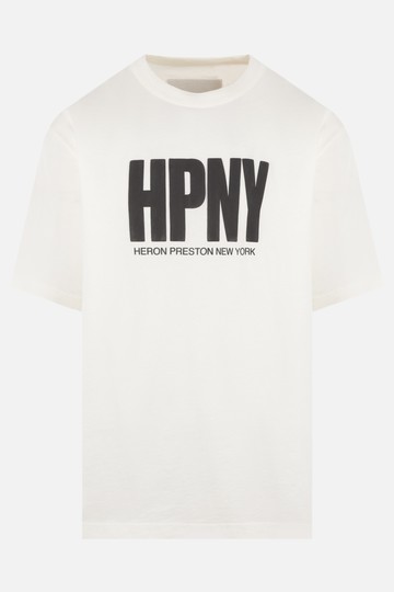 HERON PRESTON cotton t-shirt with HPNY logo print Man