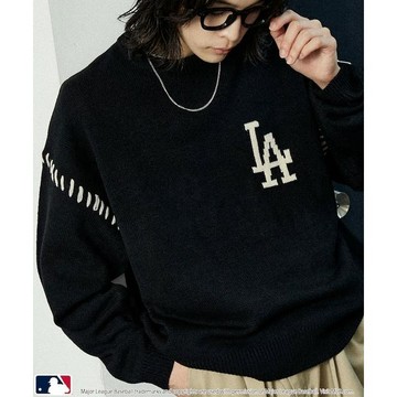 FREAK'S STORE MLB特別款 拼接針織套頭衫