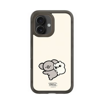 iPhone 16 AirX 本質黑 - 爽爽貓 Song Song Meow by SECOND - 爽爽貓與無尾熊