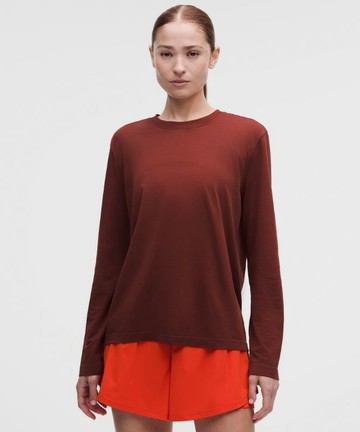 Swiftly Relaxed Long-Sleeve Shirt Hip Length Size 6