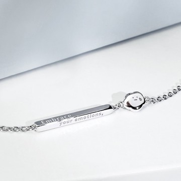 Story+聯名系列 純銀手鍊 喜寶 怒君 小哀 樂樂