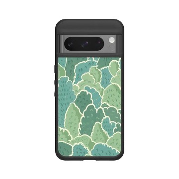 Pixel 8 Pro SolidSuit 黑 - 花花草草 / Flowers & Plants - 靜謐森林