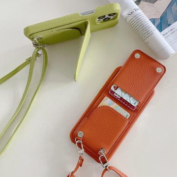 適用蘋果14promax手機殼斜挎背帶iPhone13掛繩12promax翻蓋卡包15卡包XS插卡XR放卡片X半包8plus高級感7P日韓