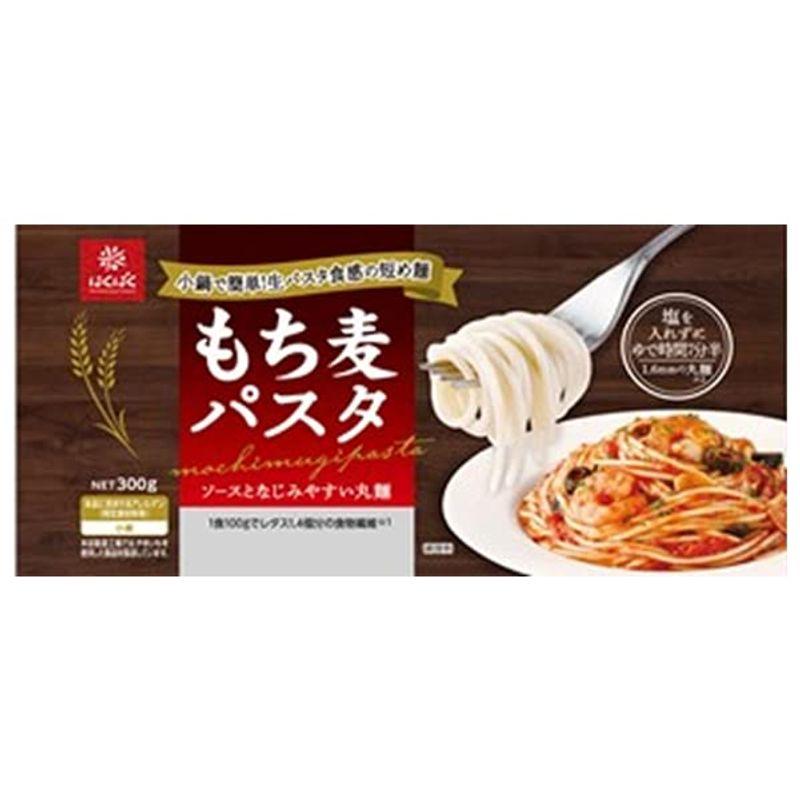 はくばく もち麦パスタ丸麺タイプ 300g×10袋入×(2ケース)