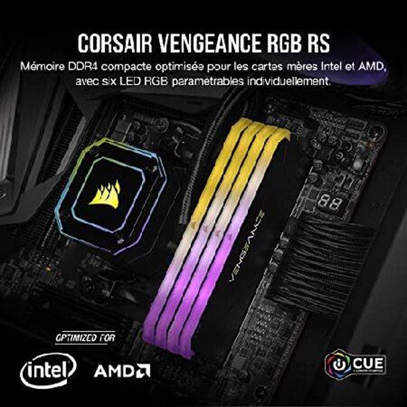 CORSAIR DDR4-64GB 3200MHz CL16 デスクトップPC用メモリ VENGEANCE