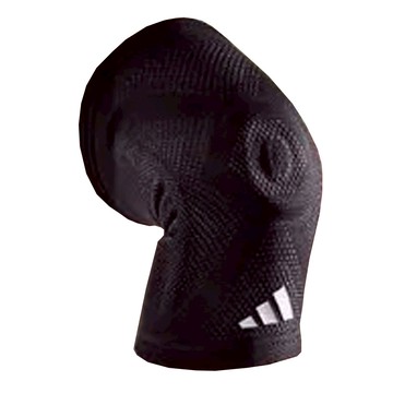 adidas 愛迪達 透氣支撐運動護膝  XL  1個  黑色/白色