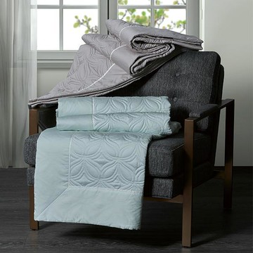 FN｜蒔繪 純棉刺繡 單人涼夏被 (2色)