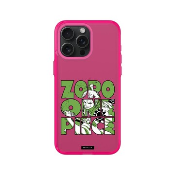 iPhone 15 Pro Max Clear 粉漾桃 - 航海王 One Piece - 索隆十郎．ONEPIECE