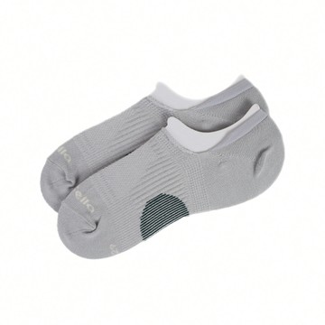 FootSpa足弓加強運動隱形襪-棉紗 - L淺灰綠