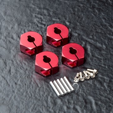 ✿AREA.TOY✿ MST 820122BK 820122R 鋁合金六角輪座 6mm (黑)(紅) (4)
