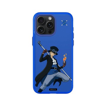 iPhone 15 Pro Max Clear 激光藍 - 航海王 One Piece - 角色系列-薩波