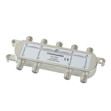 TOWNWARD 電視八分配器 1進8出(工程/無線電視/有線電視/型號:DVT-2628A)
