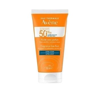 Avene雅漾 超能輕感防曬液(無香)SPF50+ 50ml 特惠瓶
