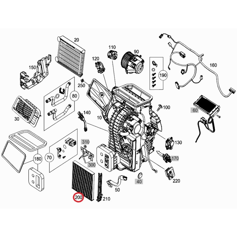 日産 デイズ DENSO クリーンエアフィルター 10個セット DCC8003 014535-1990 B21系 カーエアコン用フィルター デンソー エアコンフィルター - 7