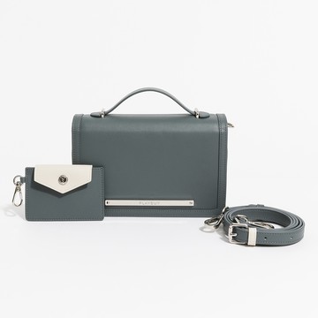 PLAYBOY - 手提包附長背帶  Encounter系列 - 藍灰色/552-5901-05-7