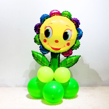 元旦學校幼兒園森林動物主題寶寶兒童生日禮物卡通氣球場景布置品