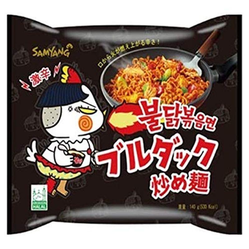 三養ブルダック炒め麺 (5食パック) 日本版 140g×5食入り