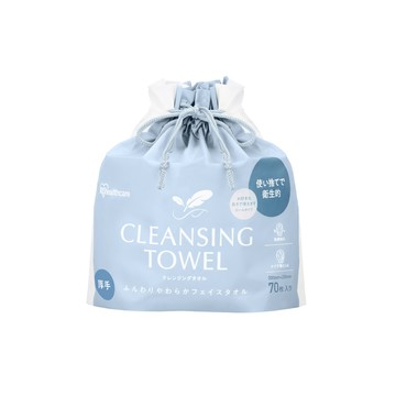 IRIS洗臉巾加厚款捲筒式70入TSC_70R