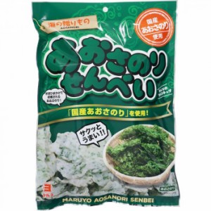 マルヨ食品　あおさのりせんべい　70g×30個　05402