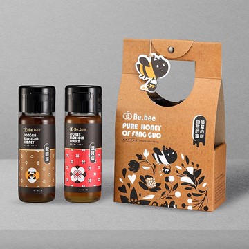 【Be.bee蜂蜜】雙入蜜禮盒 / 龍眼蜜+荔枝蜜