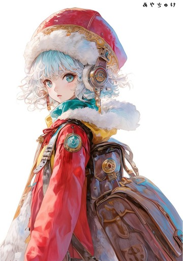 【11月新品】07-105-0239 人物貼紙 冬日女孩