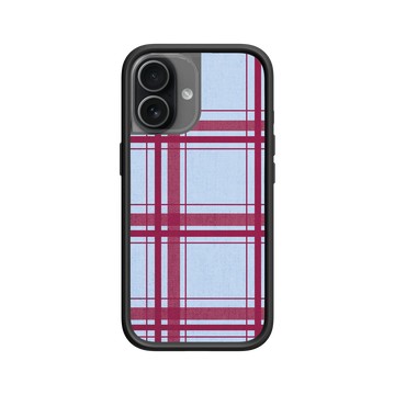 iPhone 17 Mod NX -邊框背蓋組合 (相機按鈕) 黑 - Pattern Play - 高地格紋