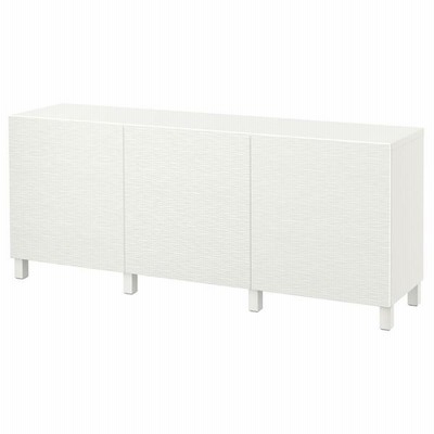 【IKEA/イケア/通販】BESTA ベストー 収納コンビネーション 扉付, ホワイト/ラクスヴィーケン/ストゥッバルプ ホワイト,…[18](29187479)