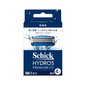 舒適牌 水次元5 Premium刮鬍刀片 四片裝