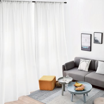 comet 高級雪紡紗簾  140 x 230cm  白色