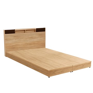 【多瓦娜】迪克雙色5尺二件式房間組(床頭片+床底)