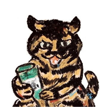 醉貓透明貼_玳瑁老大