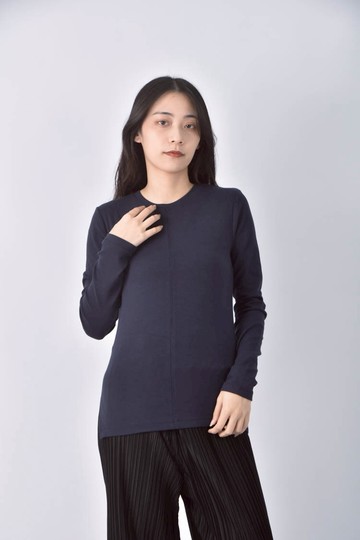 (XS（含）以下) chocolate韓牌黑色長袖上衣