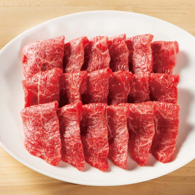 送料込み・和牛・国産牛・国産豚の焼肉トライアングル 1kg(和牛赤身(モモ・ウデ)400g、国産牛カルビ・豚バラ各300g)