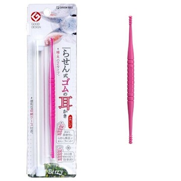 【日本綠鐘】匠之技ABS全360度旋轉彩色耳扒(粉紅/L) G-331