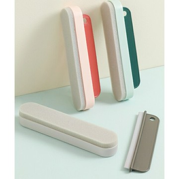 ✨台灣現貨?? 二合一玻璃刮水板 浴室玻璃鏡面清潔刷 牆面瓷磚海綿刷 灶台刮水器 #丹丹悅生活