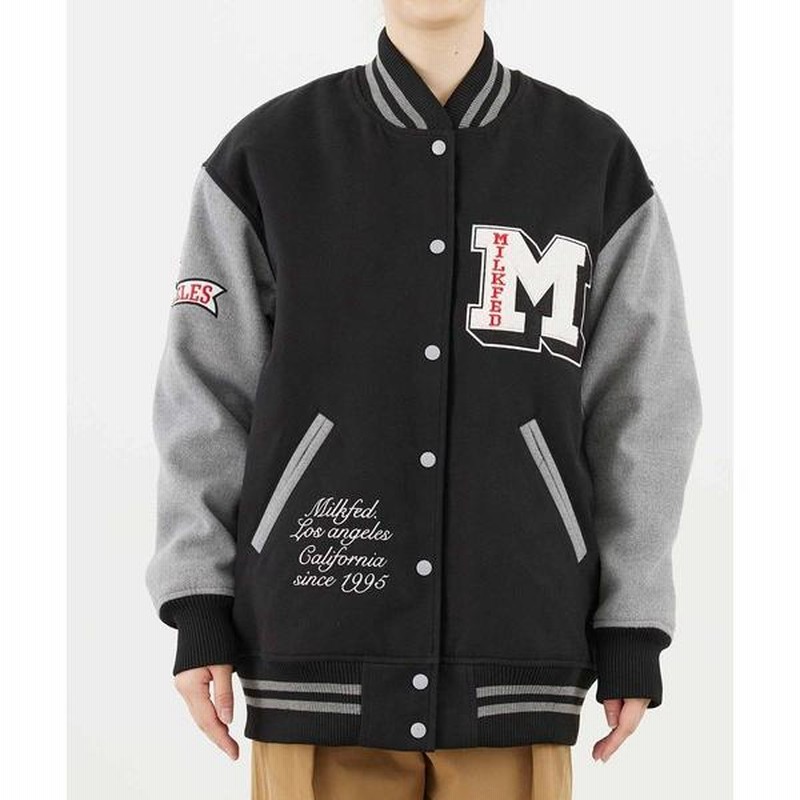 スタジャン ジャケット ミルクフェド MILKFED VARSITY JACKET ブルゾン