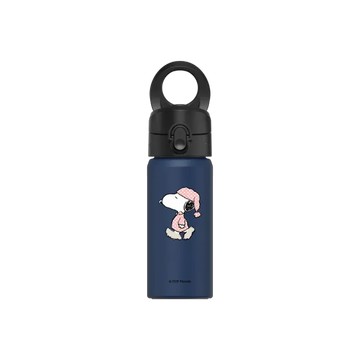 磁吸水壺 AquaStand 不鏽鋼 480cc - 無吸管 子夜藍 - 史努比 Snoopy - Snoopy Go to sleep