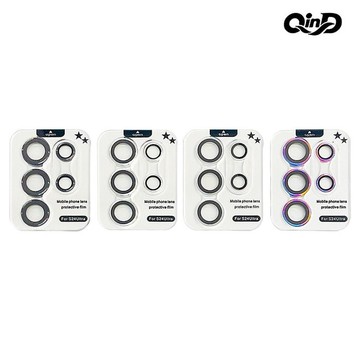 QinD SAMSUNG 三星 Galaxy S24、S24 +、S24 Ultra 鷹眼鏡頭保護貼 鏡頭貼 鏡頭蓋 鏡頭圈 定位貼膜神器