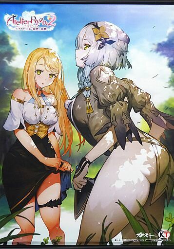 [單品]Claudia Valentz&Serie Gros B2掛畫PS4/Switch軟件萊莎的鍊金工房2~失去的傳承和秘密的精靈~WonderGOO原創限定SET捆綁特典