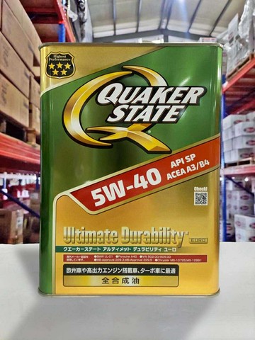 【4%點數】『油工廠』QUAKER STATE ULTIMATE EURO 5W40 4L 全合成 SP LL01 A40 【樂天APP下單限定】