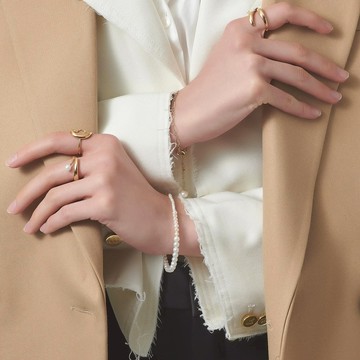 LESIS｜Gradual Pearl Bracelet 漸層風格珍珠手鍊