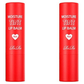 RiRe 水嫩保濕潤唇膏  紅色  3.5g  2支