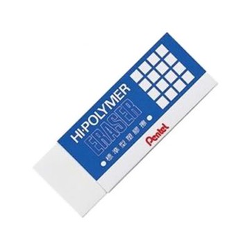 【Pentel 飛龍】標準型橡皮擦 中 65x24.5x12.5mm /個 ZEH-10