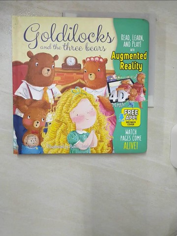 【書寶二手書T8／少年童書_UGR】Goldilocks and the Three Bears: Free Hippo Magic App Included_Lambert, Nat/ Butcher, Rosie
