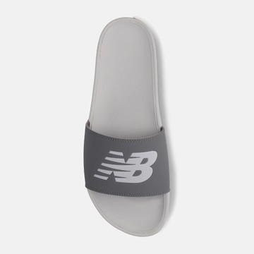 NEW BALANCE NB 運動拖鞋 灰白 男女款 休閒 大LOGO SUF200C1