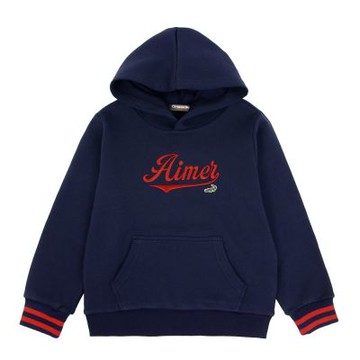 Crocodile Junior小鱷魚童裝- 印字刺繡連帽上衣 ( C68404-05 小碼)