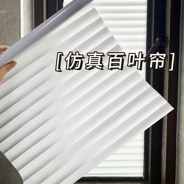 靜電玻璃貼 免膠窗貼 衛生間浴室門 玻璃貼 防走光 百葉窗貼紙 隱私防窺透光不透明人 磨砂 玻璃貼膜 窗貼