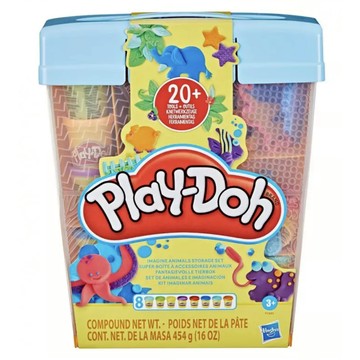 Play-Doh 培樂多 創意動物儲存盒組 HF7381-5L00