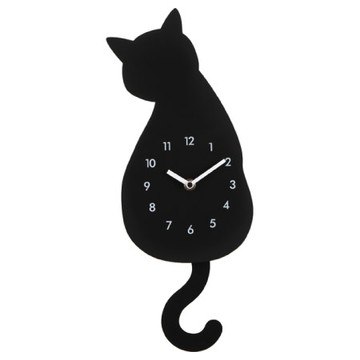 黑貓掛鐘 BLACK CAT NITORI宜得利家居