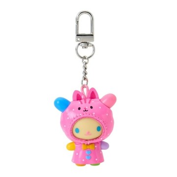 asdfkitty*花小兔 雨衣 造型鑰匙圈 吊飾 掛飾-日本正版商品